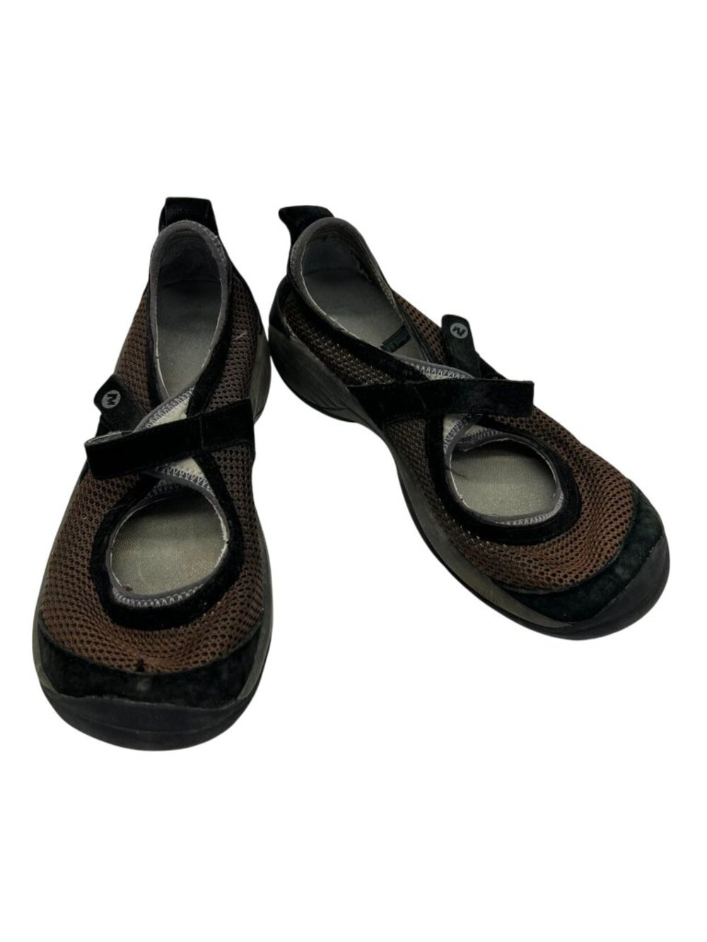 Merrell Womens Encore Strap Mary Jane Flat Sandals Size 8 Brown Mesh Casual